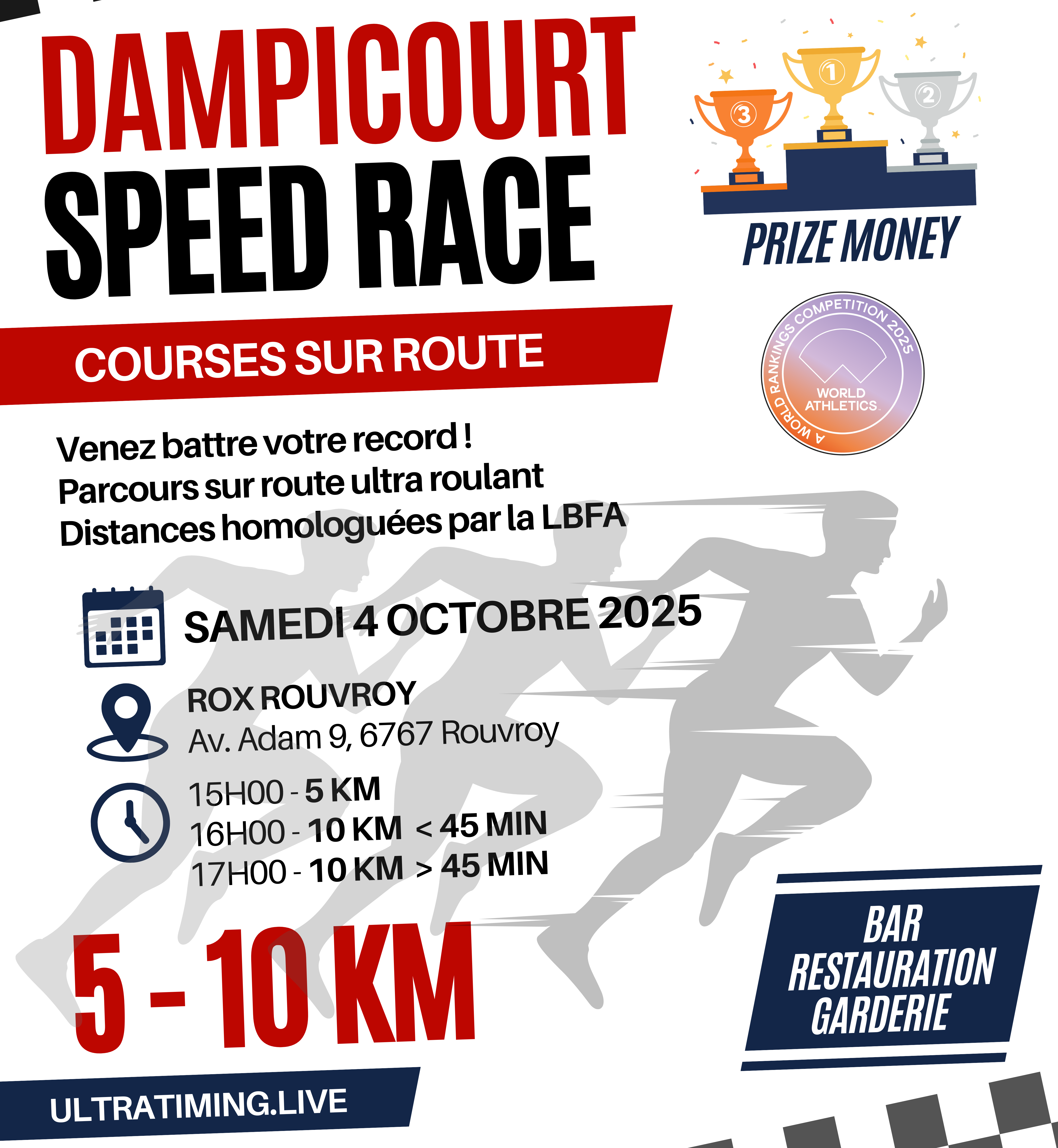 Dampicourt Speed Race - 5 & 10 km